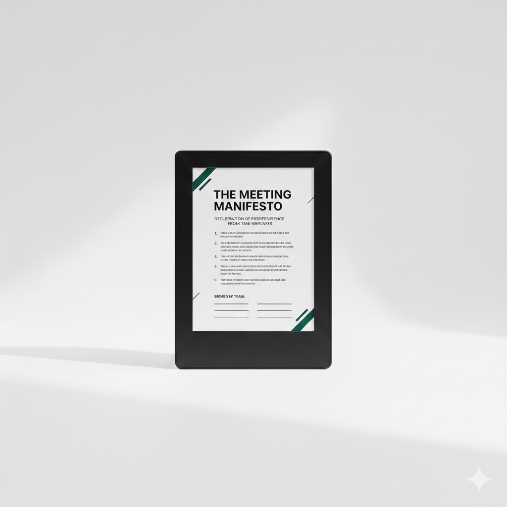 The Meeting Manifesto: Guide for running effective and productive meetings - David Buirs