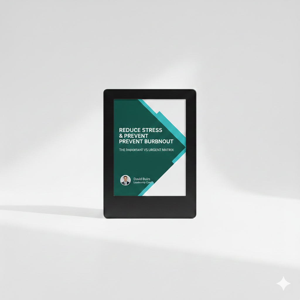 Prevent burnout and regain control. Use this tool to prioritize your tasks and delegate effectively.